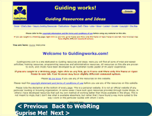 Tablet Screenshot of guidingworks.com